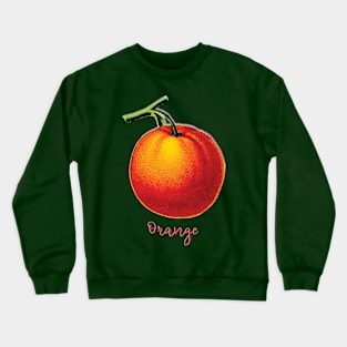 Fruit Identiy, Orange Crewneck Sweatshirt